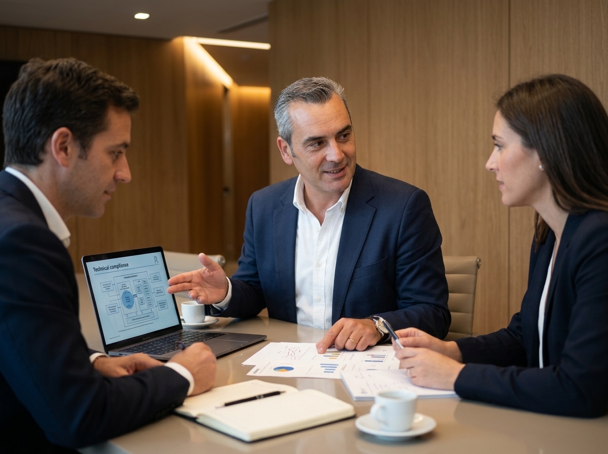 Equipo de consultores sénior en ciberseguridad y auditoría normativa en Madrid